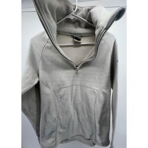 Avalanche Fleece Pullover Thermal Layering Top Women's Medium Gray Quarter Zip